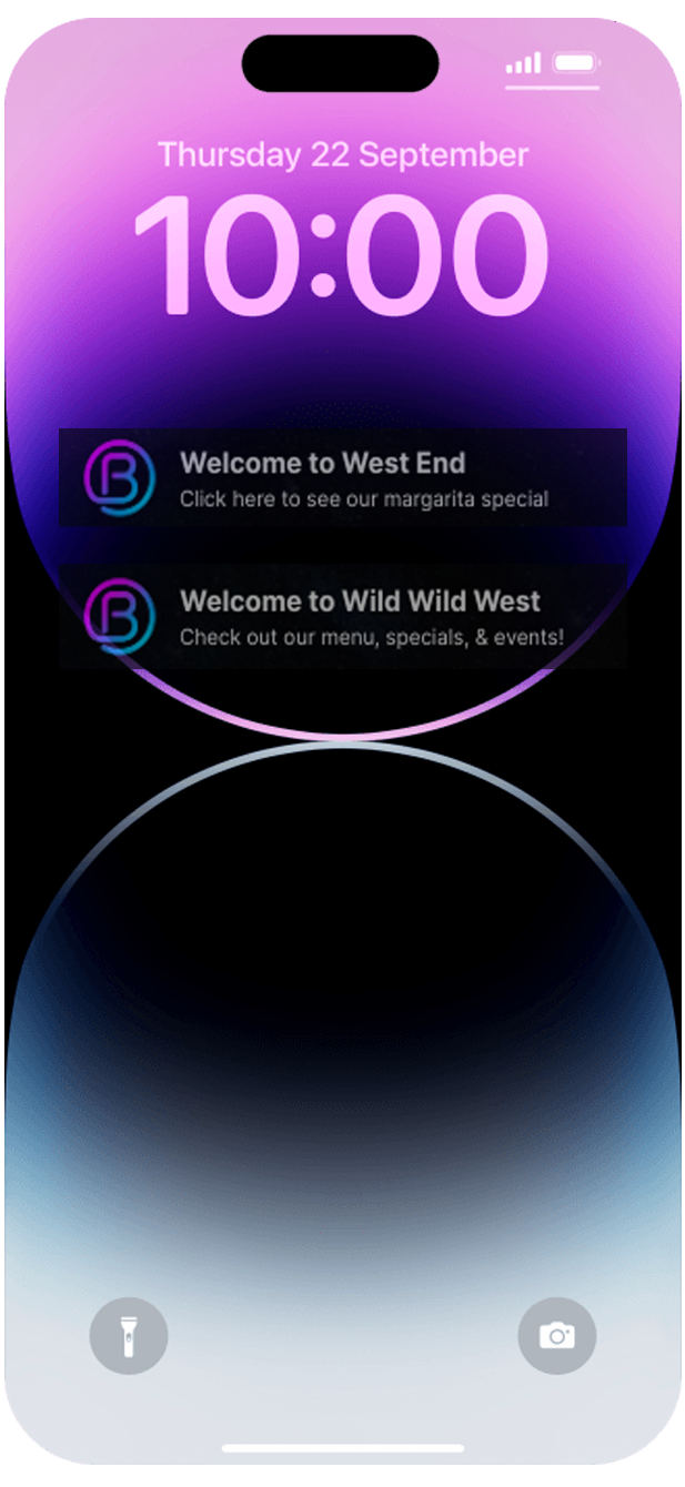 Push Marketing Screen